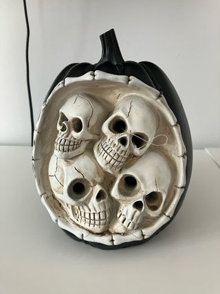 Lámpara Calabaza Halloween Calaveras