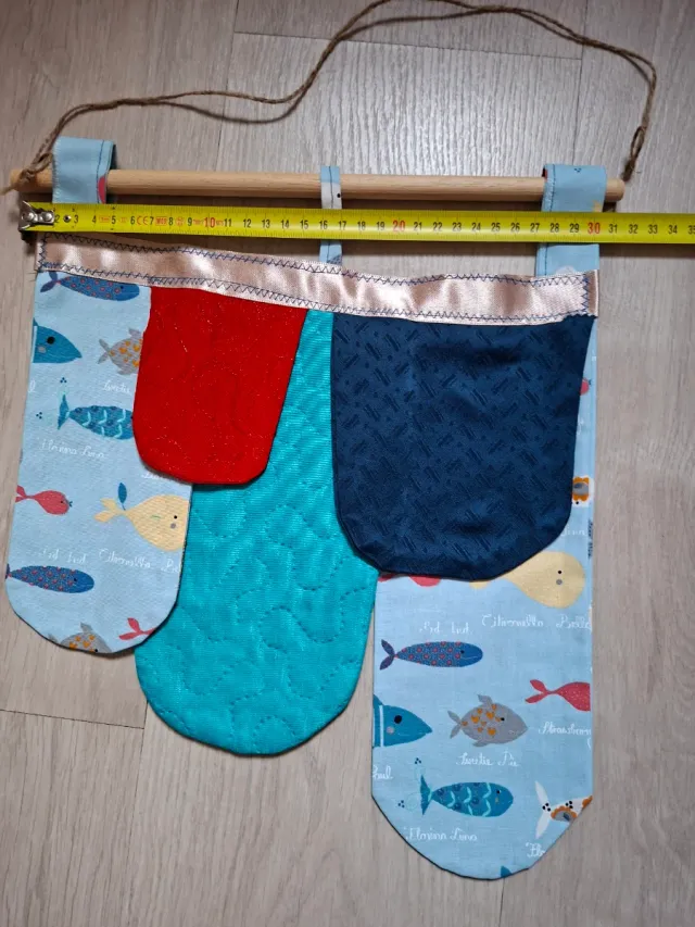 Bandeiras decorativas em tecido