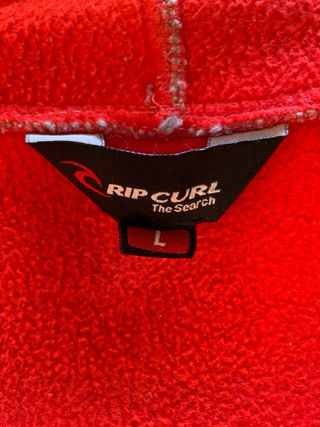 Chaqueta Rip Curl Talla L Gris y Roja.