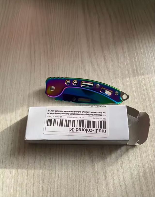 Navaja multicolor acero inoxidable