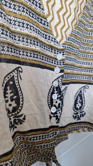 Camisa de tela vintage
