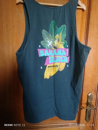 Camiseta tirantes mxnich Banana Beach