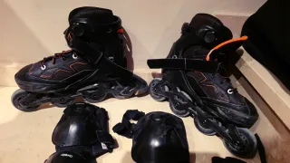 Patines en línea talla 35-38 + protección
