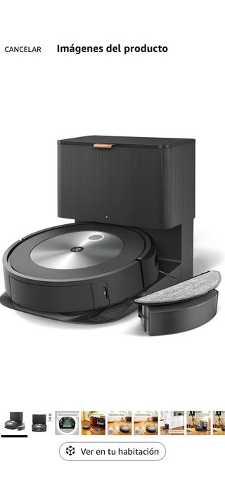 Robot Aspirador y Friegasuelos 2en1. Roomba j5+