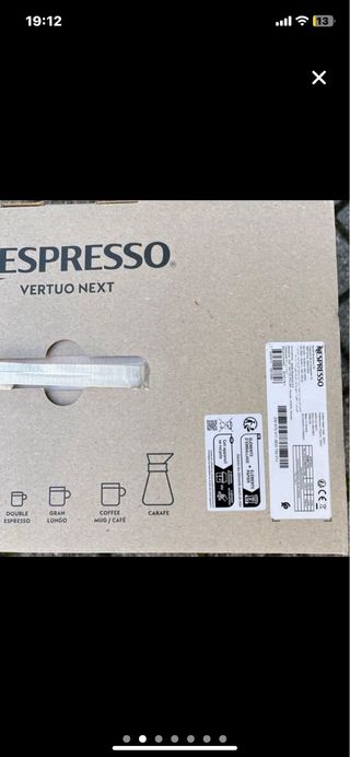 Nespresso Vertuo Next Bianca Nuova