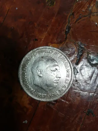 Moneda 25 pts Francisco Franco 1957