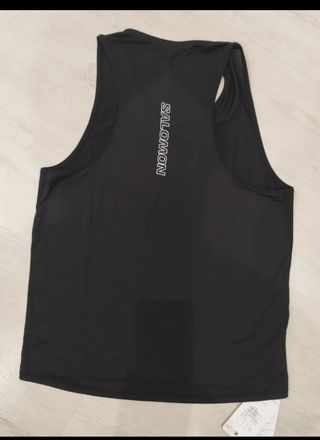 Camiseta sin mangas Salomon Sense Aero Negra