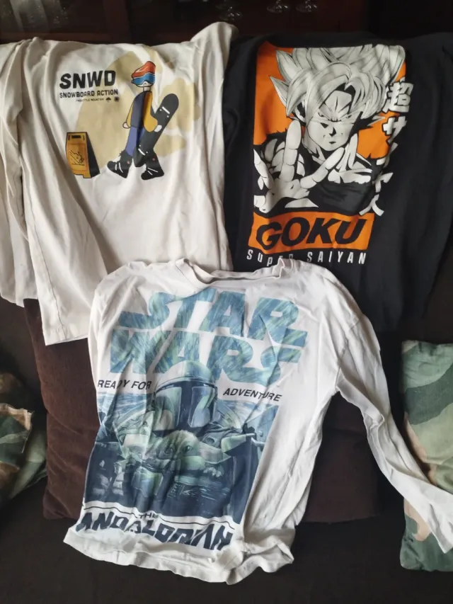 Lote 3 Camisetas Niño Talla 9/10 Años