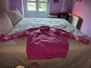 Chaqueta vaquera rosa T.54