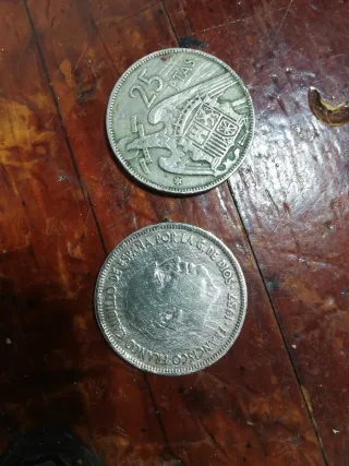 Moneda 25 Ptas 1957 Franco