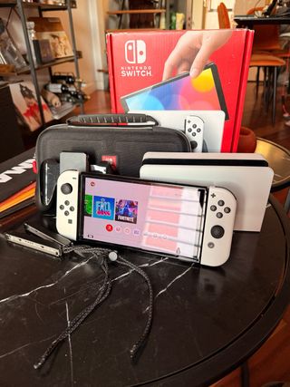 Nintendo Switch OLED Blanca