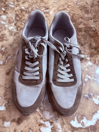 Zapatillas Scalpers Beige y Marrón