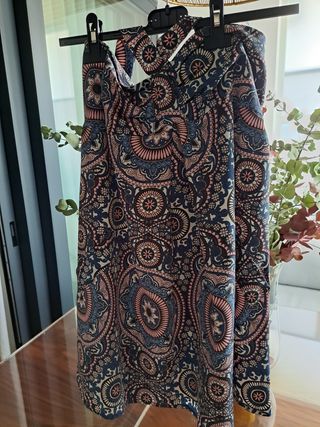 Top estampado halter