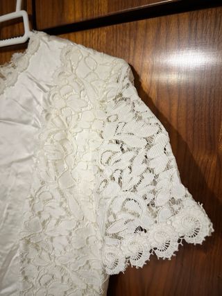 Vestido de Novia Blanco Encaje