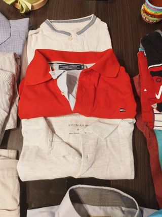 Lote Ropa Hombre Beige y Azul