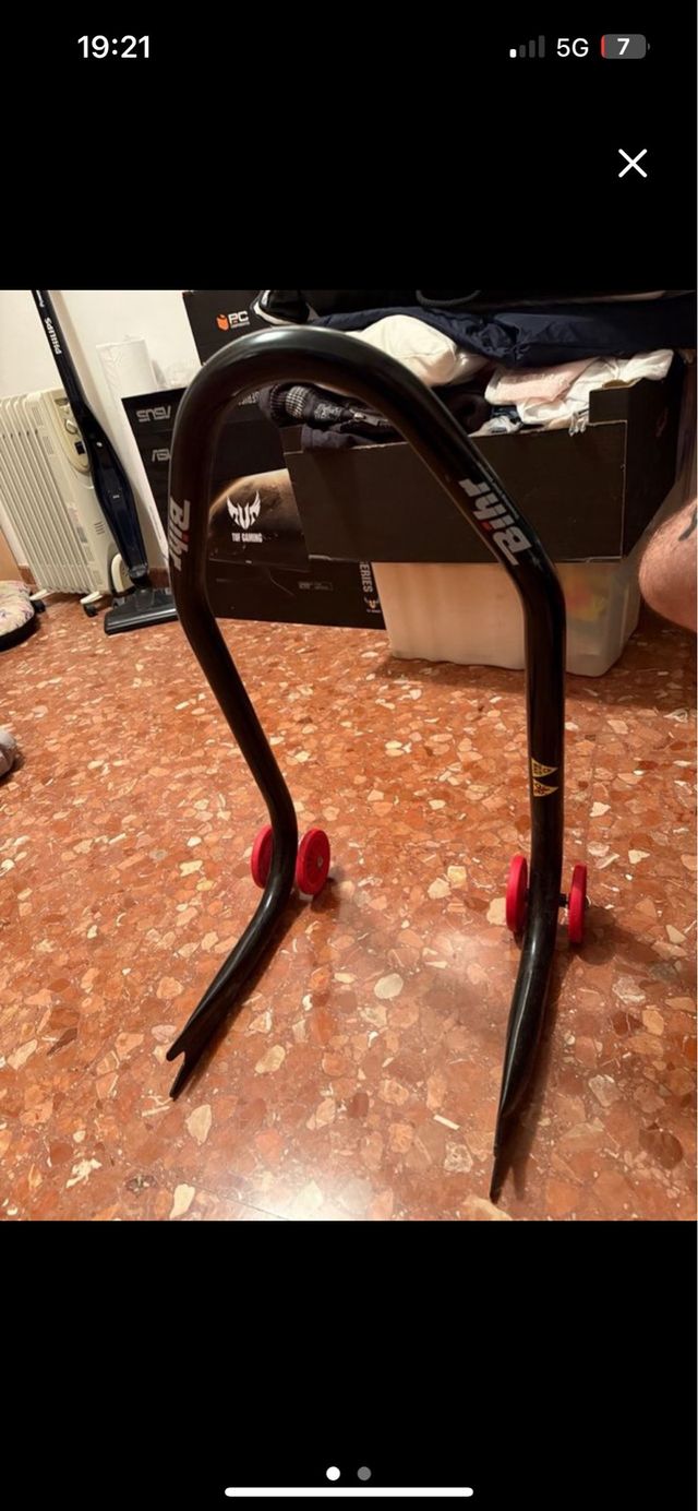 Caballete Moto Universal Negro