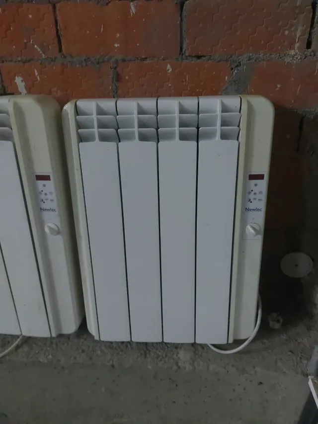 4 Radiadores Eléctricos blanco
