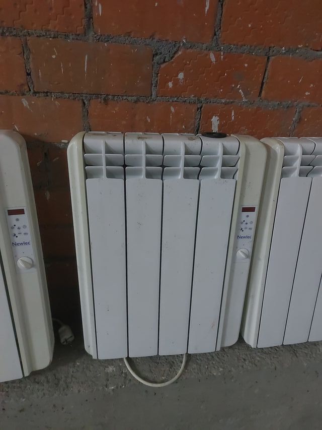 4 Radiadores Eléctricos blanco
