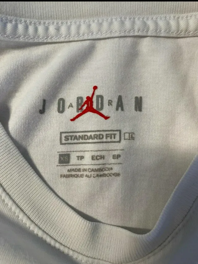 Camiseta Jordan Blanca