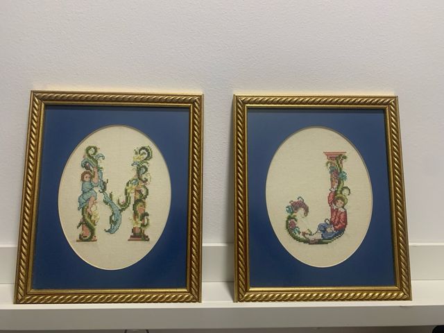 Pareja de cuadros decorativos