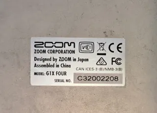 Pedalera Zoom G1 X FOUR