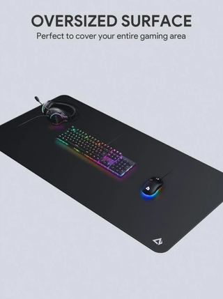 Alfombrilla Gaming Aukey XXXL Negra