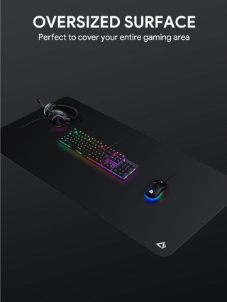 Alfombrilla Gaming Aukey XXXL Negra