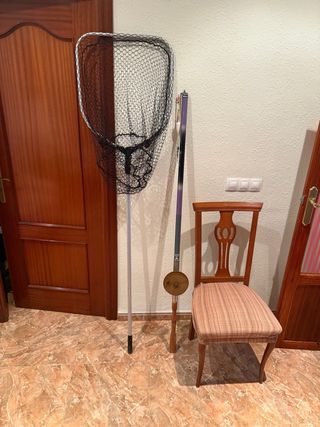 Caña de pesca con corcho