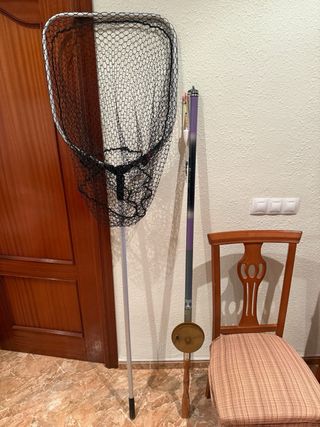 Caña de pesca con corcho