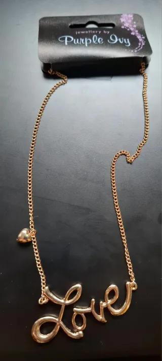 Collar Love Purple Ivy Dorado