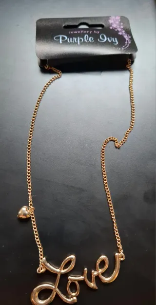 Collar Love Purple Ivy Dorado