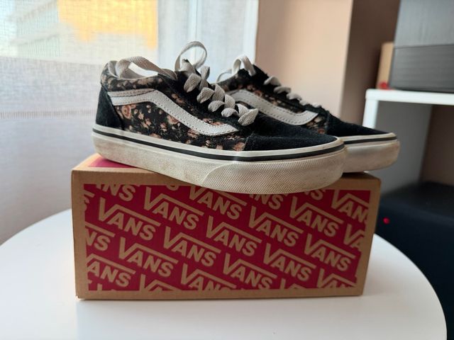 Zapatillas Vans Old Skool Talla 30 Flores