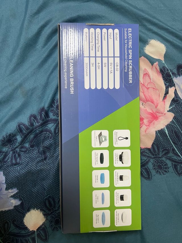 Cepillo Limpiador Eléctrico Spin Scrubber nuevo