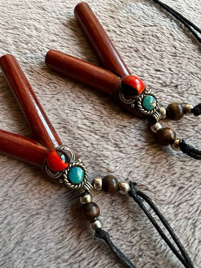 Kuripe palosangre con turquesa y caapi