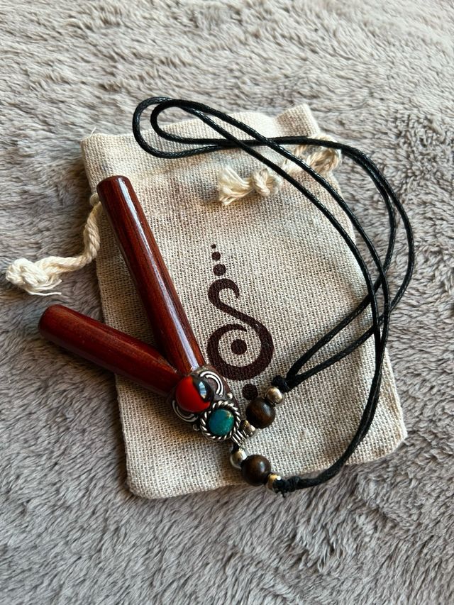 Kuripe palosangre con turquesa y caapi