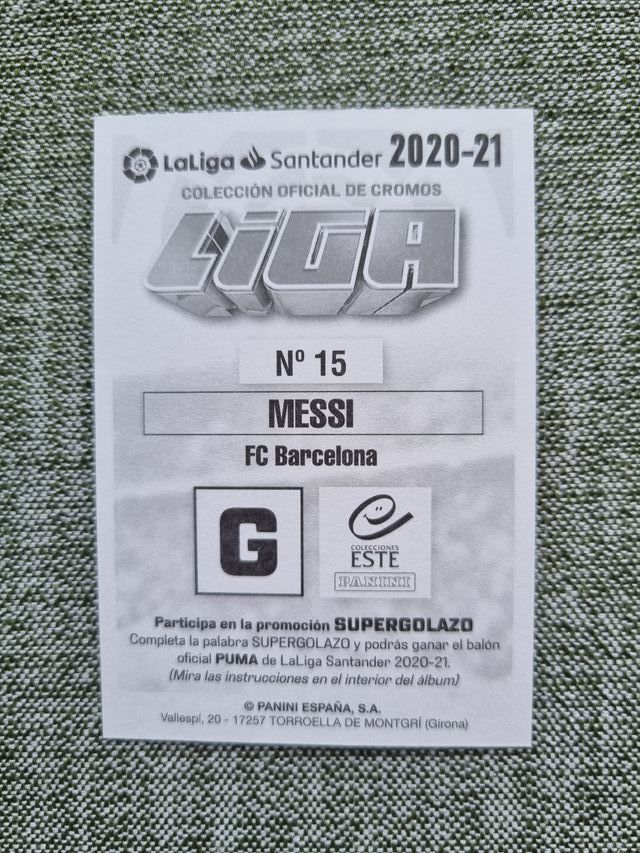 15 MESSI (Barcelona). Colecciones Este 2020 2021