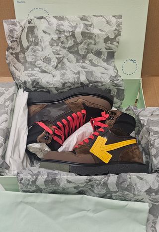 Off-White Scarpe Hiking Sneakerboot Taglia 41
