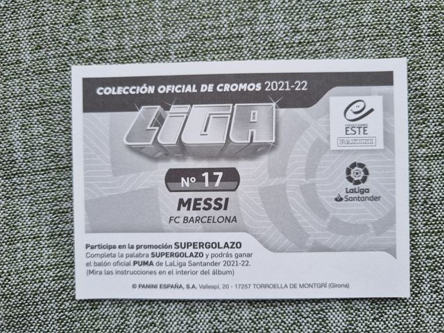 17 MESSI (Barcelona). Colecciones Este 2021 2022