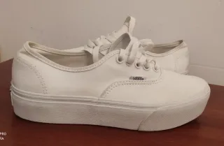 Vans talla 40 authenthic plataforma