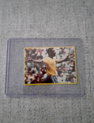 Cromos Fútbol Pelé N°34 Danone