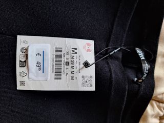 Zara Pantalón/Legging Negro Talla M