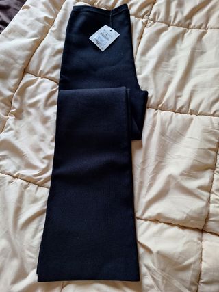 Zara Pantalón/Legging Negro Talla M