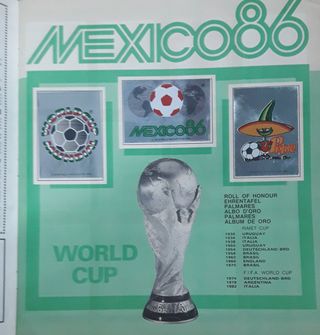 Album Cromos Mundial México 86