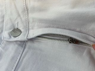 Pantalones vaqueros blancos mujer Talla L
