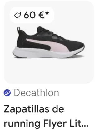 Zapatillas Puma Runner Negras y Rosas