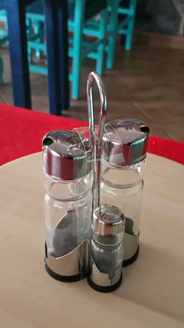 Set Aceitera, vinagreta, salero y pimentero