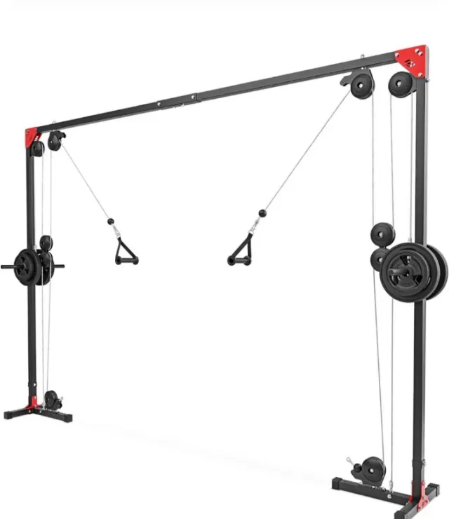 Máquina de poleas para gimnasio en casa