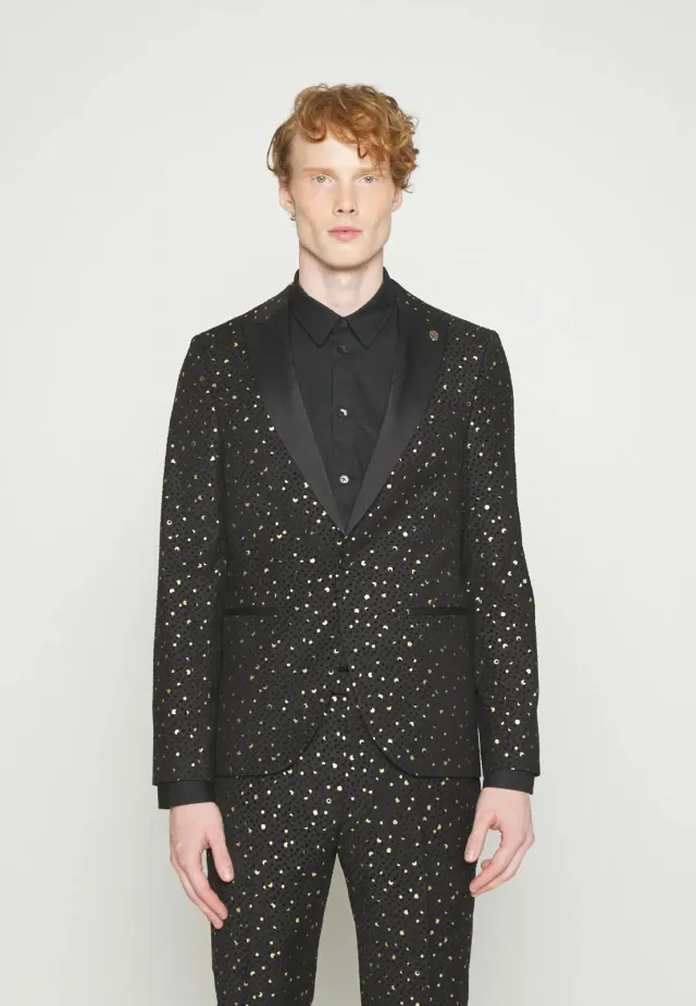 Chaqueta Twisted Tailor Negra y Oro