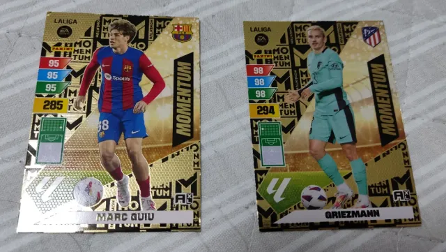 2 Cromos Adrenalyn Momentum 2023-24