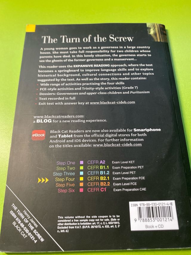 Turn of the Screw+cd (Reading & Training)